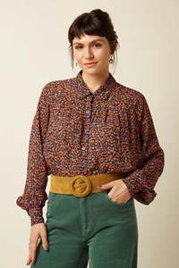 King Louie Wide Belt Golden Brown