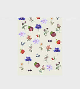 Lettuce Tea Towel | Flower Fruit Arrangement