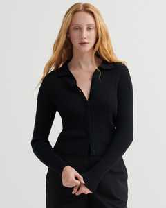 Sale Knitwear: Kowtow Manuscript Top Black