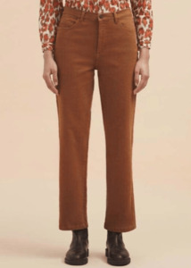 Nice Things 5-Pocket Twill Pants Caramel