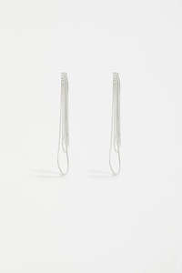 Elk Lans Drop Earring Silver
