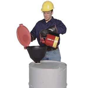 Standard Ultra Funnel - Burp Free with Hinged Lid - pH7 - Neutralising Hazards