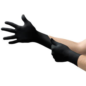 Products: Ansell MicroFlex MidKnight 93-732 Nitrile Disposable Gloves - Thin and Strong Design - pH7 - Neutralising Hazards