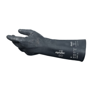 Products: Ansell AlphaTec 53-003 Neoprene Chemical Gauntlet Gloves - Extensive Chemical Protection - pH7 - Neutralising Hazards