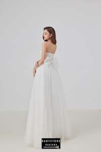 Corset Cinderella Dress with Puffy Bow Back