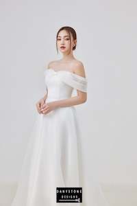 Sexy Wedding Dresses: Angel Whisper Chiffon Dress: Timeless Elegance with Bow Detail