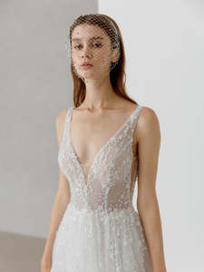 Wedding Dress: Sahara Cape Gown