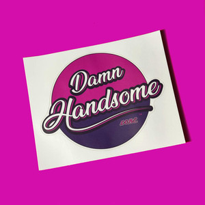 Danm Handsome Sticker