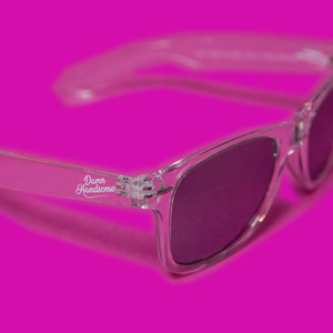 Damn Handsome Sunglasses - Transparent/mirror