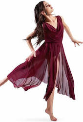 Costume Hire: Hire - Wine lyrical/contemporary dress