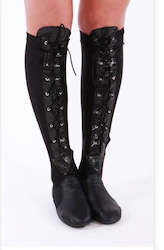 Accessories: Lace Up Booty socks