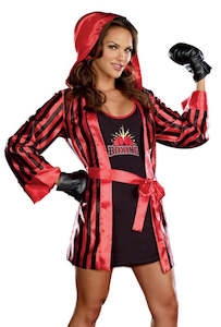 Costume Hire: Hire - Ladies boxing set