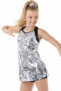 Costume Hire: Hire - Silver Dress