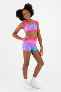 Dancewear: Sylvia P - Cindy Rainbow Crop Top