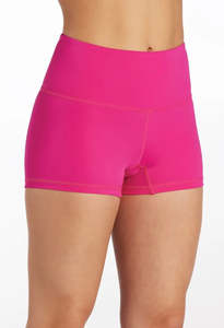 Dancewear: Wide Waist Mid Rise - Lipstick - Size SC,IC,