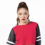 Dancewear: Sporty Long Sleeve Mesh Crop
