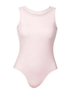 Leotards: Pink Pearl leotard  - Adult