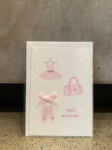 Cards: Ballet Accessories Card
