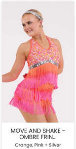 Move & Shake Fringe Dress - size child 12