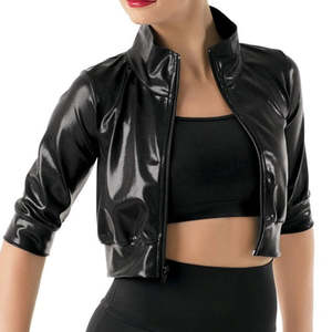 Mix And Match: Metallic Crop Jacket