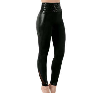 Dance Leggings: Sequin Waistband Leggings