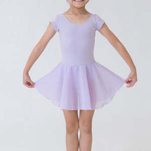 Sonata Dancewear: Skirted Short Sleeve Leotard