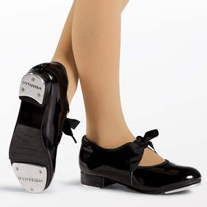 Tap Shoes: Ribbon-Tie Beginner Tap Shoe