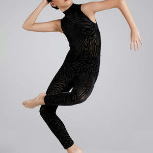 Burnout Animal Mesh Unitard