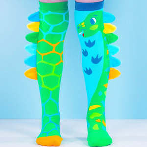 Gift: Roar Green Dinosaur Socks