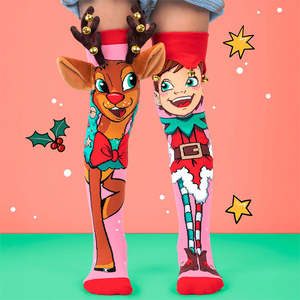 Reindeer & Elf Socks