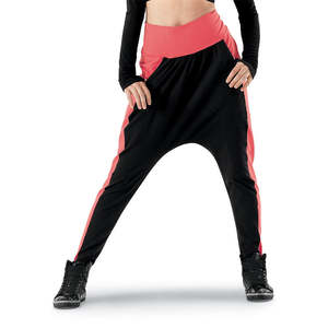 Unisex: Colour Block Harem Pants