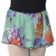 Emerald Flower Print Skirt
