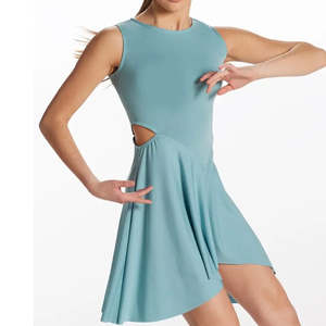 Asymmetric Jersey Overdress