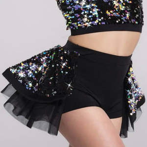 Ic Rts: Hologram Sparkle Bustle Short