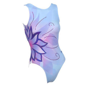 Ombre: Sublimated Flower Spangle Leotard