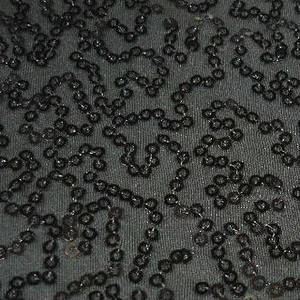 Products: Bedazzled Sequin Polyspandex - Black