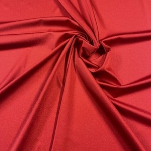 Shiny Nylon Spandex Vintage Red 0.35m Remnant