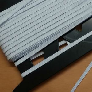 White 10mm Elastic