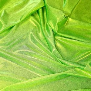 Lime Fog Finish Nylon Spandex 0.9m Remnant