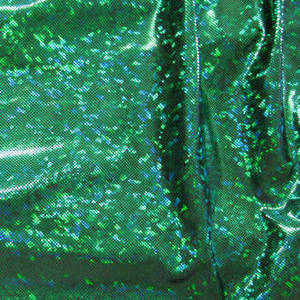 Green on Black Shattered Glass 0.4m Remnant
