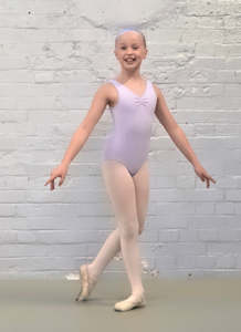 Capezio SE1008 V-Neck Pinch Front with Belt