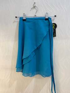 Blue Wrap Skirt