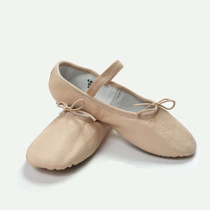 Leather Split Sole Ballet Shoes – Soft & Flexible Dance Shoes for Kids & Adults - SALE