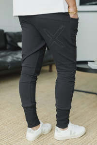 Home Lee Apartment Pants HL100 W02 - Winter - Black with Black X Outline