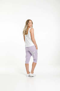 Home Lee 3/4 Apartment Pants HL127 39 - Periwinkle with stripe X