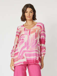 Clarity: Clarity Comsopolitan Top C46095 - Pink