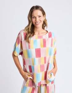 Elm: Elm Cinque Top 8169004 - Cinque Terre Print