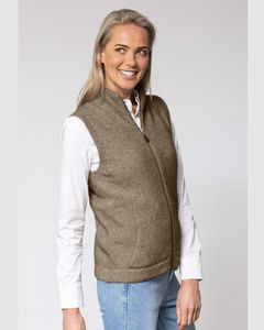 Nz Made Merinos: Noble Wilde Gilet Vest NW3101 - Latte