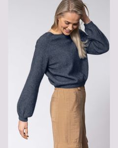 Noble Wild Bellow Sleeve Jumper NW3197 - Neptune