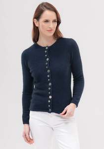 Merinomink 1736 Shell cardigan - Zephyr